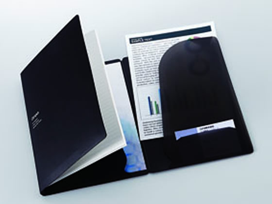 コクヨ キャンパス書類収容カバーノート A5 A5ノート用 B罫 ブラック ﾉ