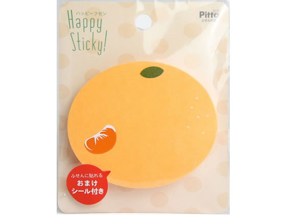 C. L.C. ハッピーふせん みかん 80枚 C-HSN-04