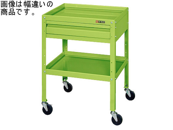 サカエ ニューCSツールワゴンW400 2段 引出付 グリーン CSLA-4072C サカエ ニューCSツールワゴンW400 2段 引出付 グリーン CSLA-4072C