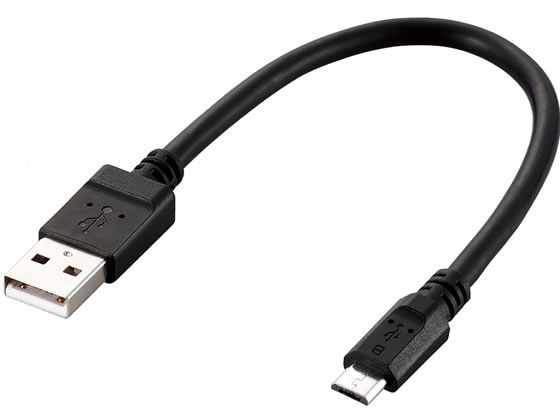 エレコム 2A対応microUSBケーブル0.2m MPA-AMB2U02BK