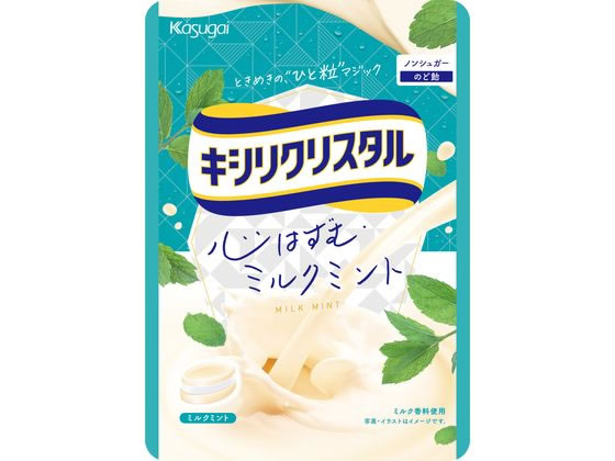 春日井 キシリクリスタル ミルクミントのど飴 71g 春日井 キシリクリスタル ミルクミントのど飴 71g