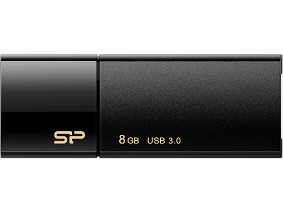 シリコンパワー USB3.0 スライド式USBメモリ 8GB ブラック シリコンパワー USB3.0 スライド式USBメモリ 8GB ブラック
