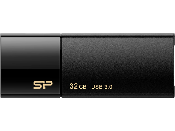 シリコンパワー USB3.0 スライド式USBメモリ 32GB ブラック シリコンパワー USB3.0 スライド式USBメモリ 32GB ブラック