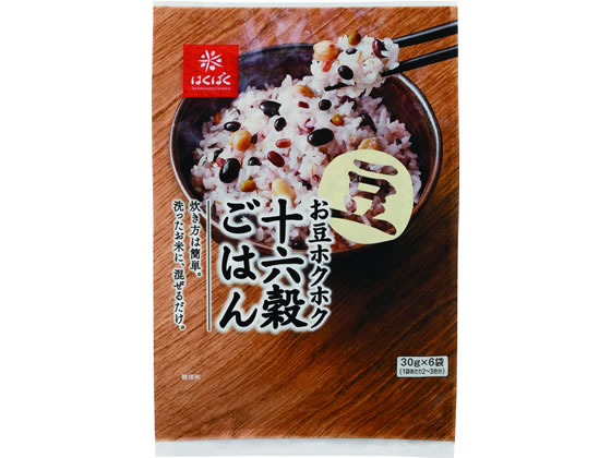 はくばく お豆ホクホク十六穀ごはん 30g×6袋入 はくばく お豆ホクホク十六穀ごはん 30g×6袋入