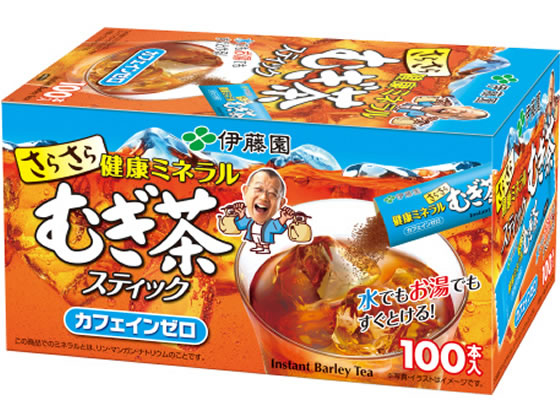 伊藤園 さらさら健康ミネラルむぎ茶 スティック100本 伊藤園 さらさら健康ミネラルむぎ茶 スティック100本