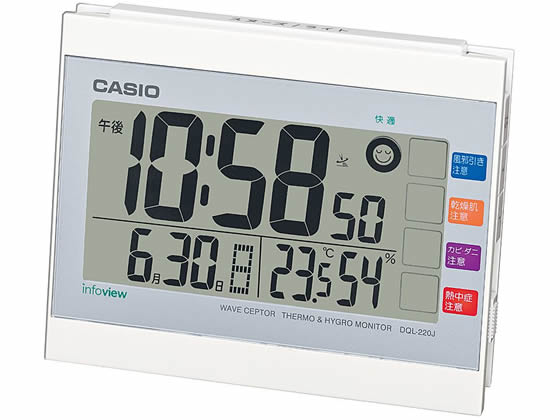 カシオ 生活環境お知らせクロック DQL-220J-7JF カシオ 生活環境お知らせクロック DQL-220J-7JF