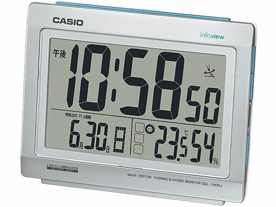 カシオ 生活環境お知らせクロック DQL-130NJ-8JF