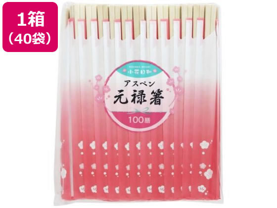 大和物産 小花日和アスペン元禄 100膳×40袋