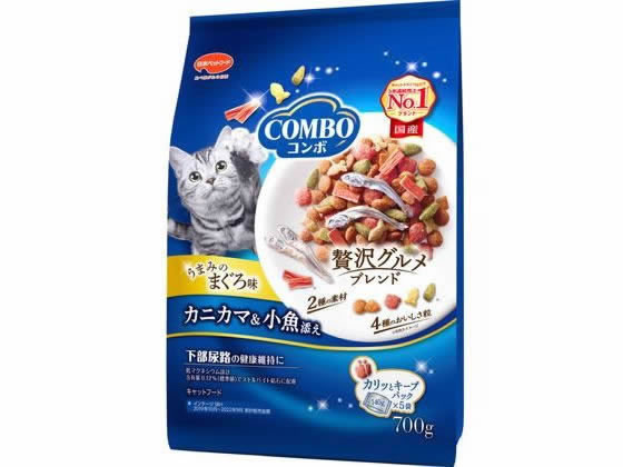 日本ペットフード コンボ キャット まぐろ味・カニカマ・小魚添え 700g 日本ペットフード コンボ キャット まぐろ味・カニカマ・小魚添え 700g