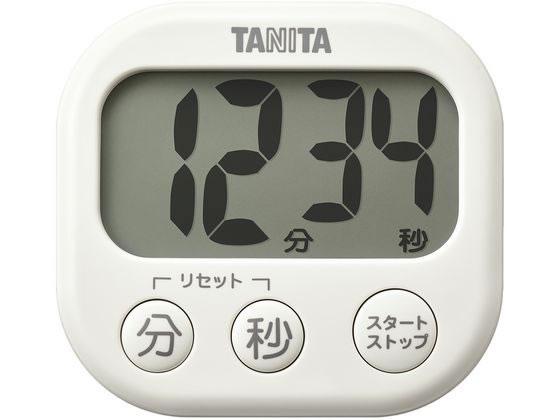 タニタ 抗菌でか見えタイマー アイボリー TD429IV タニタ 抗菌でか見えタイマー アイボリー TD429IV
