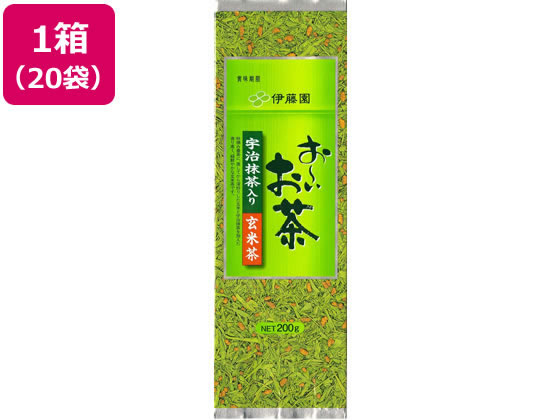 伊藤園 お〜いお茶 宇治抹茶入り玄米茶 200g×20袋 伊藤園 お〜いお茶 宇治抹茶入り玄米茶 200g×20袋