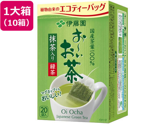 伊藤園 お〜いお茶 エコティーバッグ 緑茶 20袋×10箱 伊藤園 お〜いお茶 エコティーバッグ 緑茶 20袋×10箱