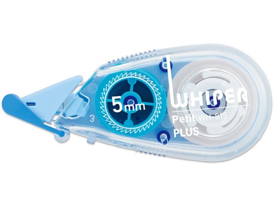 プラス 修正テープ ホワイパープチ 5mm ブルー WH-815 49-252