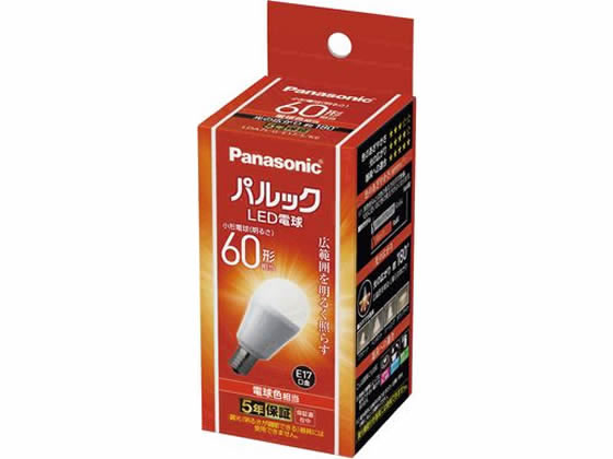 パナソニック LED 小形電球 760lm 電球色 LDA7LGE17SK6