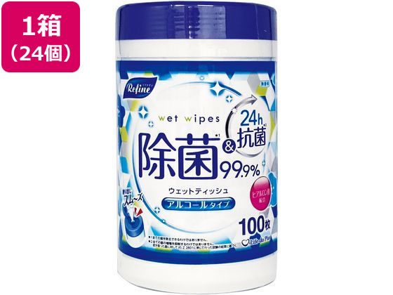 Life-do. Plus RFアルコール除菌ウェットボトル 100枚×24個