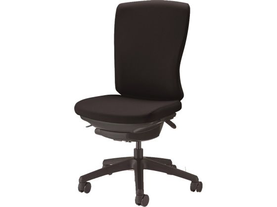 ライオン バーサル BKシェルHバック肘無 ブラックNo3525F-KBK 752-14