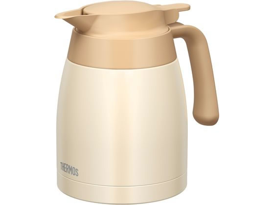 サーモス ステンレスポット 1L クリームホワイト 1L サーモス ステンレスポット 1L クリームホワイト 1L