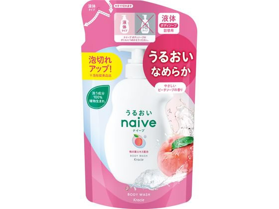 クラシエホームプロダクツ ナイーブボディソープ 桃の葉エキス配合 詰替用 クラシエホームプロダクツ ナイーブボディソープ 桃の葉エキス配合 詰替用