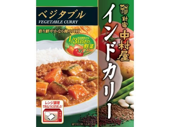 中村屋 インドカリー ベジタブル 190g 中村屋 インドカリー ベジタブル 190g