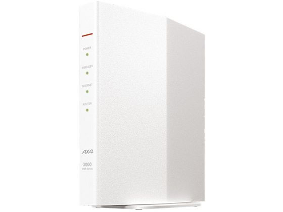 バッファロー 無線LAN親機WiFiルーター 白 WSR-3000AX4P/DWH バッファロー 無線LAN親機WiFiルーター 白 WSR-3000AX4P/DWH
