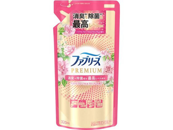 ●衣類・布製品用消臭剤●仕様：詰替用●内容量：３２０ｍＬ●成分：消臭成分、除菌成分、香料