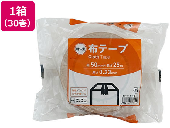 Forestway 布テープ 軽・中量 0.23mm厚 50mm×25m 茶30巻 Forestway 布テープ 軽・中量 0.23mm厚 50mm×25m 茶30巻