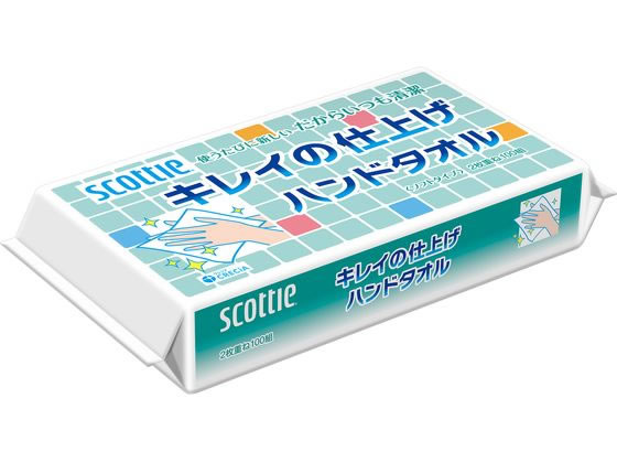 クレシア スコッティ キレイの仕上げ ハンドタオル100 37881