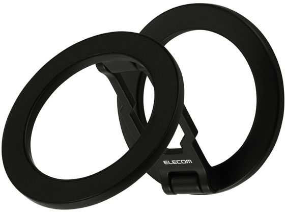 エレコム スマホスタンド 両面マグネット ブラック P-DSCMPWM01BK