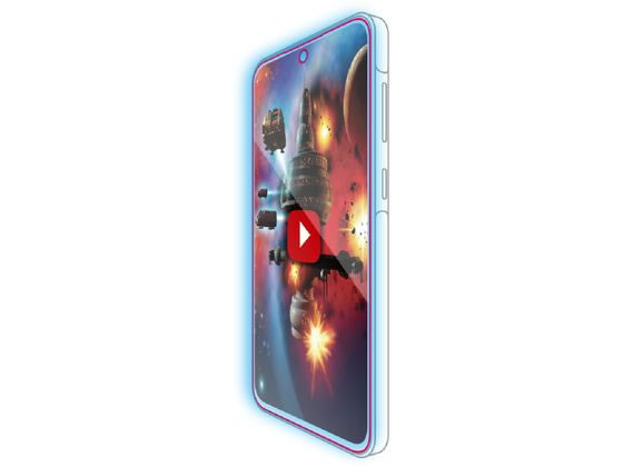エレコム Galaxy A36 5G ガラスフィルム BLカット PM-G254FLGARBL エレコム Galaxy A36 5G ガラスフィルム BLカット PM-G254FLGARBL