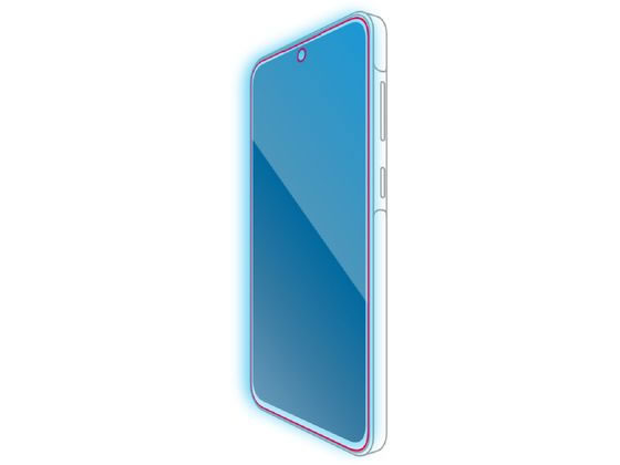 エレコム Galaxy A36 5G ガラスフィルム BLカット PM-G254FLGGBL エレコム Galaxy A36 5G ガラスフィルム BLカット PM-G254FLGGBL