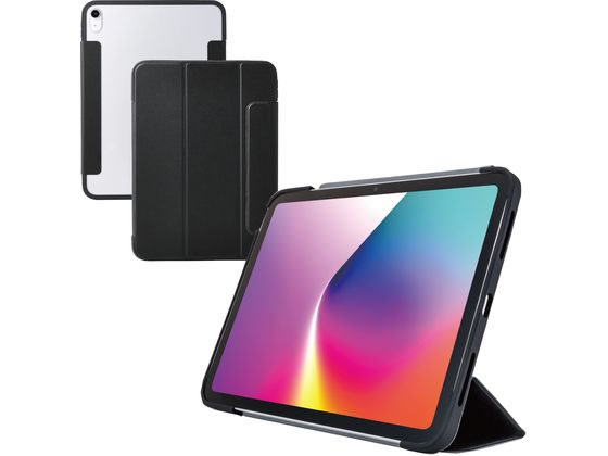エレコム iPadケース 11インチ(A16) マグネット式 黒 TB-A25RWVFCBK エレコム iPadケース 11インチ(A16) マグネット式 黒 TB-A25RWVFCBK