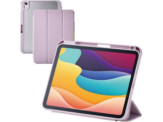 エレコム iPadケース11インチ (A16) クリア ラベンダー TB-A25RWVJM3PU エレコム iPadケース11インチ (A16) クリア ラベンダー TB-A25RWVJM3PU