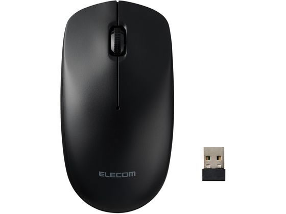 エレコム 無線2.4GHzマウス シンプル 3ボタン ブラック M-K8DRBK エレコム 無線2.4GHzマウス シンプル 3ボタン ブラック M-K8DRBK