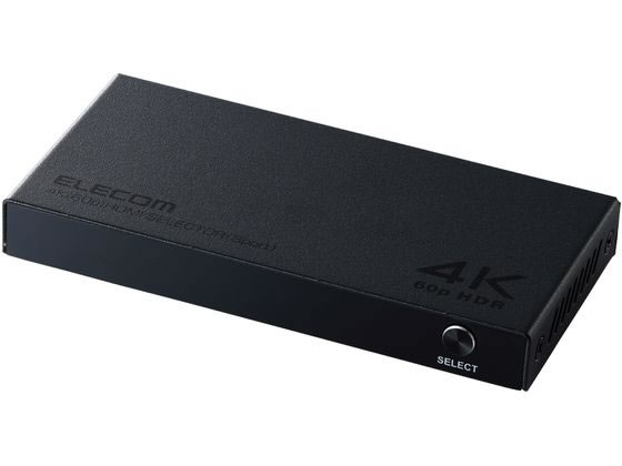エレコム HDMI切替器 3入力1出力 メタル ブラック DH-SW4KB31BK エレコム HDMI切替器 3入力1出力 メタル ブラック DH-SW4KB31BK