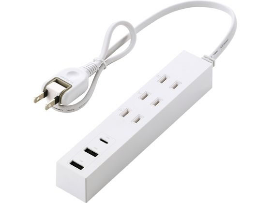 エレコム USBタップ 0.5m 3口 C×1 A×2 白 T-U08-3A2C05WH エレコム USBタップ 0.5m 3口 C×1 A×2 白 T-U08-3A2C05WH