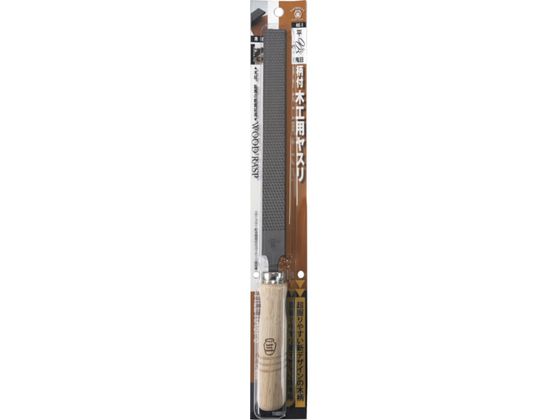 ツボサン 木工ヤスリ 平 200mm木柄付 BP入り ME-1 ツボサン 木工ヤスリ 平 200mm木柄付 BP入り ME-1