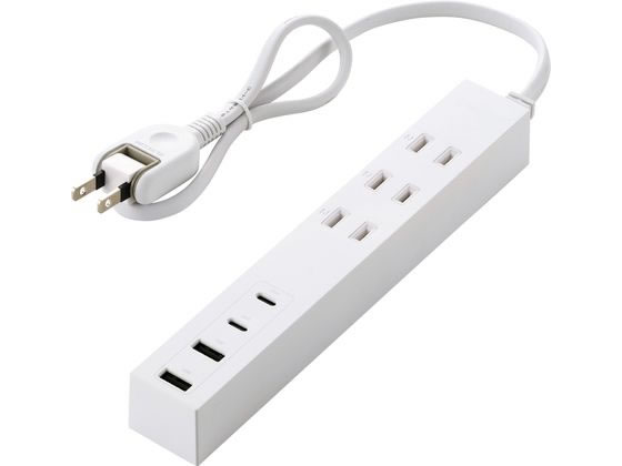 エレコム USBタップ 0.5m 3口 C×2 A×2 白 T-U08-3A2C205WH エレコム USBタップ 0.5m 3口 C×2 A×2 白 T-U08-3A2C205WH