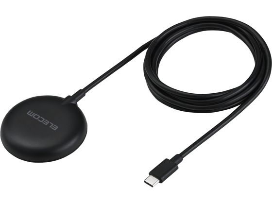 エレコム ワイヤレス充電器 マグネット式 Qi2 15W ブラック W-MA10BK エレコム ワイヤレス充電器 マグネット式 Qi2 15W ブラック W-MA10BK