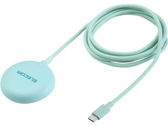 エレコム ワイヤレス充電器 マグネット式 Qi2 15W グリーン W-MA10GN エレコム ワイヤレス充電器 マグネット式 Qi2 15W グリーン W-MA10GN