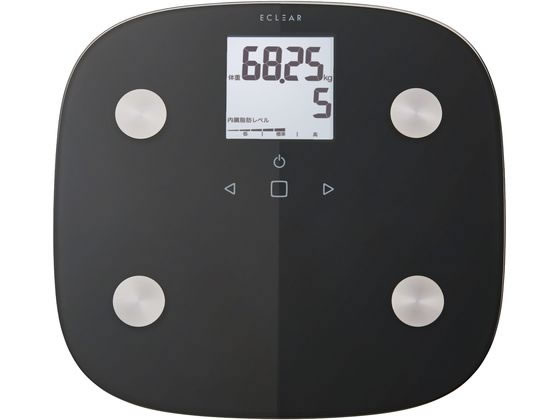 エレコム 体重計 体組成計 8項目測定 ブラック HCS-FS010BK エレコム 体重計 体組成計 8項目測定 ブラック HCS-FS010BK