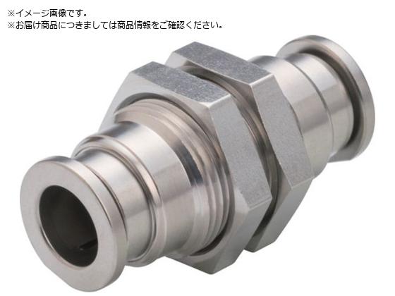 PISCO 耐腐蝕用SUS316ワンタッチ継手 チューブフィッティングSUS316 隔壁ユニオン SSPM16 PISCO 耐腐蝕用SUS316ワンタッチ継手 チューブフィッティングSUS316 隔壁ユニオン SSPM16