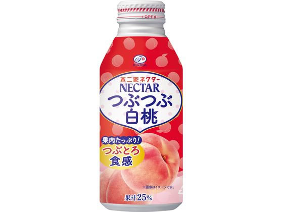Amazon.co.jp: 不二家 ネクター 果肉たっぷりつぶつぶ白桃 380g