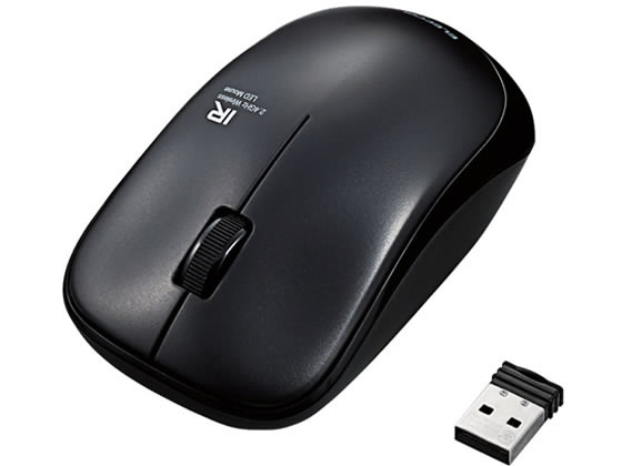 エレコム IRマウス 無線 3ボタン ブラック 静音タイプ M-IR07DRSBK エレコム IRマウス 無線 3ボタン ブラック 静音タイプ M-IR07DRSBK