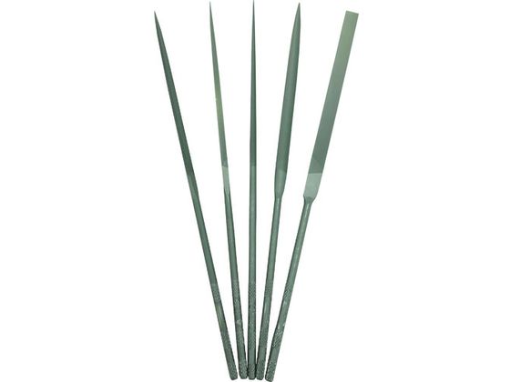ツボサン 精密ヤスリ 5本組 セット #3 #6より荒い ST00553T ツボサン 精密ヤスリ 5本組 セット #3 #6より荒い ST00553T