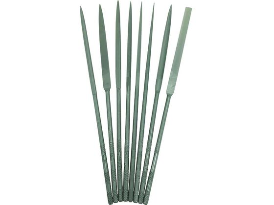 ツボサン 精密ヤスリ 8本組 セット #3 #6より荒い ST00853T ツボサン 精密ヤスリ 8本組 セット #3 #6より荒い ST00853T