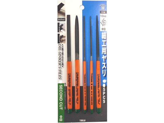 ツボサン 細工用ヤスリ 10本型 5PCS BP入り ST-06 185MMチュウメ 10ポンガタ ツボサン 細工用ヤスリ 10本型 5PCS BP入り ST-06 185MMチュウメ 10ポンガタ