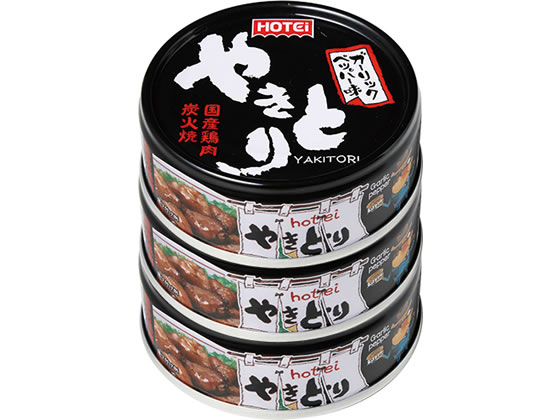 ホテイ やきとり ガーリックペッパー味 75g×3缶シュリンク ホテイ やきとり ガーリックペッパー味 75g×3缶シュリンク