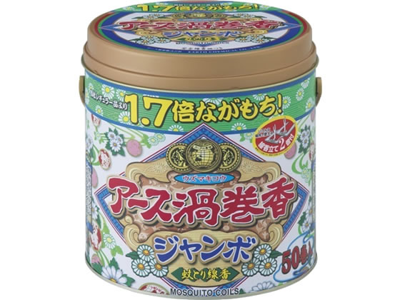 アース製薬 アース渦巻香 ジャンボ 50巻 缶入が886円【ココデカウ】