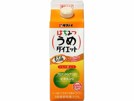 タマノイ酢 はちみつうめダイエット 濃縮タイプ 500ml タマノイ酢 はちみつうめダイエット 濃縮タイプ 500ml