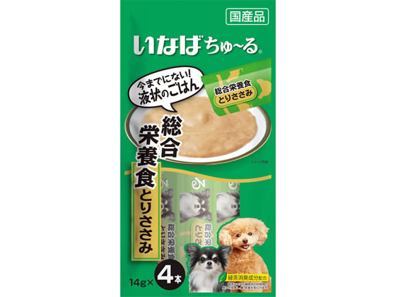 いなば Wanちゅーる 総合栄養食 とりささみ 14g×4本 いなば Wanちゅーる 総合栄養食 とりささみ 14g×4本